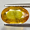 Natural Yellow Sapphire 2.26 Ct. Oval Shape 9.7 x 6.3 Mm Gemstone From Thailand