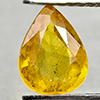 Natural Yellow Sapphire 1.25 Ct. Pear Shape 7.6 x 5.9 Mm Gemstone From Thailand