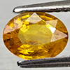 Natural Yellow Sapphire 1.02 Ct. Oval Shape 7 x 5.2 Mm Gemstone From Thailand