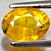 Natural Yellow Sapphire 1.52 Ct. Oval Shape 7.8 x 5.8 Mm Gemstone From Thailand