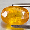 Natural Yellow Sapphire 1.45 Ct. Oval Shape 8.2 x 5.6 Mm Gemstone From Thailand
