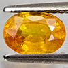 Natural Yellow Sapphire 1.07 Ct. Oval Shape 7 x 5.1 Mm Gemstone From Thailand