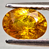 Natural Yellow Sapphire 1.28 Ct. Oval Shape 7.1 x 5.2 Mm Gemstone From Thailand