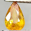 Natural Yellow Sapphire 0.83 Ct. Pear Shape 7.3 x 4.8 Mm Gemstone From Thailand