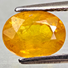 Natural Yellow Sapphire 1.96 Ct. Oval Shape 8.1 x 6.1 Mm Gemstone From Thailand