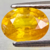 Natural Yellow Sapphire 1.42 Ct. Oval Shape 7.9 x 6 Mm Gemstone From Thailand