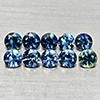 Natural Blue Sapphire 1.58 Ct. 10 Pcs Round Diamond Cut 3.3 Mm Gemstones