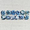 Natural Blue Sapphire 0.79 Ct. 12 Pcs Round Diamond Cut 2.3 Mm Gemstones