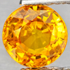 Natural Yellow Sapphire 0.50 Ct. Round Shape 4.7 Mm Gemstone from Thailand