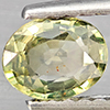 Natural Green Sapphire 0.60 Ct. Oval Shape 5.9 x 4.7 Mm Gemstones From Thailand