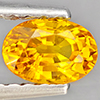 Natural Yellow Sapphire 0.52 Ct. Oval Shape 5.5 x 3.8 Mm Gemstones From Thailand