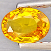 Natural Yellow Sapphire 0.47 Ct. Oval Shape 5.6 x 4.2 Mm Gemstones From Thailand