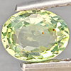 Natural Green Sapphire 0.46 Ct. Oval Shape 5.1 x 4.1 Mm Gemstones From Thailand