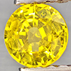 Natural Yellow Sapphire 0.43 Ct. Round Shape 4.6 Mm Gemstone from Thailand