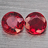 Natural Orangish Red Songea Sapphire 0.51 Ct. 2 Pcs Round Shape 3.3 Mm Gemstones from Tanzania Natural Orangish Red Songea Sapphire 0.51 Ct. 2 Pcs Round Shape 3.3 Mm Gemstones from Tanzania