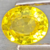 Natural Yellow Sapphire 0.51 Ct. Oval Shape 5.2 x 4.2 Mm Gemstone from Thailand