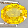 Natural Yellow Sapphire 0.54 Ct. Oval Shape 5.3 x 4.1 Mm Gemstone from Thailand