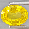 Natural Yellow Sapphire 0.53 Ct. Oval Shape 5.7 x 4.4 Mm Gemstone from Thailand