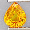 Natural Yellow Sapphire 0.50 Ct. Pear Shape 5.3 x 4.5 Mm Gemstone from Thailand