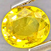 Natural Yellow Sapphire 0.47 Ct. Oval Shape 4.9 x 4.2 Mm Gemstone from Thailand
