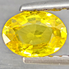 Natural Yellow Sapphire 0.63 Ct. Oval Shape 5.8 x 4.3 Mm Gemstone from Thailand