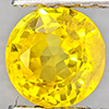 Natural Yellow Sapphire 0.59 Ct. Round Shape 4.8 Mm Gemstones From Thailand