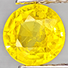 Natural Yellow Sapphire 0.47 Ct. Round Shape 4.8 Mm Gemstones From Thailand