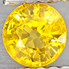 Natural Yellow Sapphire 0.48 Ct. Round Shape 4.5 Mm Gemstones From Thailand