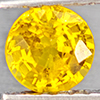 Natural Yellow Sapphire 0.47 Ct. Round Shape 4.6 Mm Gemstones From Thailand