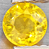 Natural Yellow Sapphire 0.50 Ct. Round Shape 4.5 Mm Gemstones From Thailand