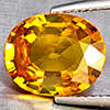 Natural Yellow Sapphire 4.28 Ct. Oval Shape 11.5 x 9.5 Mm Gemstone from Thailand Natural Yellow Sapphire 4.28 Ct. Oval Shape 11.5 x 9.5 Mm Gemstone from Thailand
