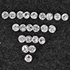 Natural White Sapphire 1.18 Ct. 22 Pcs Round Diamond Cut 2.3 Mm Gemstone From Sri Lanka Natural White Sapphire 1.18 Ct. 22 Pcs Round Diamond Cut 2.3 Mm Gemstone From Sri Lanka