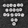 Natural White Sapphire 1.27Ct. 20 Pcs Round Diamond Cut 2.4 Mm Gemstone From Sri Lanka Natural White Sapphire 1.27Ct. 20 Pcs Round Diamond Cut 2.4 Mm Gemstone From Sri Lanka