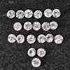 Natural White Sapphire 0.82 Ct. 20 Pcs Round Diamond Cut 2.1 Mm Gemstone From Sri Lanka Natural White Sapphire 0.82 Ct. 20 Pcs Round Diamond Cut 2.1 Mm Gemstone From Sri Lanka