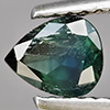 Natural Green Sapphire 0.69 Ct. Pear Shape 6 x 4.8 Mm Gemstone From Thailand