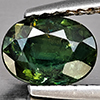 Natural Green Sapphire 1.08 Ct. Oval Shape 7.2 x 5.4 Mm Gemstone from Thailand
