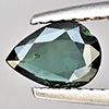 Natural Green Sapphire 0.57 Ct. Pear Shape 7.2 x 5.1 Mm Gemstone From Thailand