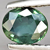 Natural Green Sapphire 0.86 Ct. Oval Shape 6.3 x 5.3 Mm Gemstone from Thailand