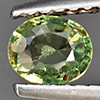 Natural Green Songea Sapphire Gemstones 0.57 Ct. Oval Shape 5.1 x 4.2 Mm. Natural Green Songea Sapphire Gemstones 0.57 Ct. Oval Shape 5.1 x 4.2 Mm.