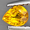 Natural Yellow Songea Sapphire Gemstones 0.84 Ct. Pear Shape 5.1 x 4.1 Mm. Natural Yellow Songea Sapphire Gemstones 0.84 Ct. Pear Shape 5.1 x 4.1 Mm.