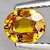 Natural Yellow Sapphire 0.52 Ct. Oval Shape 5.6 x 4.5 Mm Gemstone from Thailand