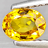 Natural Yellow Sapphire 0.59 Ct. Oval Shape 6 x 4.6 Mm Gemstone from Thailand