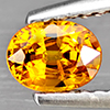 Natural Yellow Sapphire 0.66 Ct. Oval Shape 5.8 x 4.4 Mm Gemstone from Thailand