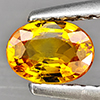 Natural Yellow Sapphire 0.53 Ct. Oval Shape 5.8 x 4.2 Mm Gemstone from Thailand