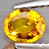 Natural Yellow Sapphire 0.62 Ct. Oval Shape 5.9 x 4.6 Mm Gemstone from Thailand