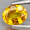 Natural Yellow Sapphire 0.61 Ct. Oval Shape 5.8 x 4.9 Mm Gemstone from Thailand