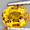 Natural Yellow Sapphire 0.69 Ct. Oval Shape 5.9 x 4.8 Mm Gemstone from Thailand