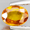 Natural Yellow Sapphire 0.72 Ct. Oval Shape 6 x 4.5 Mm Gemstone from Thailand