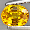 Natural Yellow Sapphire 0.70 Ct. Oval Shape 5.9 x 4.6 Mm Gemstone from Thailand