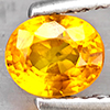 Natural Yellow Sapphire 0.65 Ct. Oval Shape 5.6 x 4.8 Mm Gemstone from Thailand